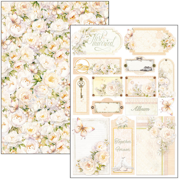 Ciao Bella Always & Forever A4 Scrapbooking Paper Set