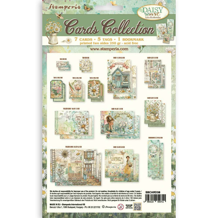 Stamperia Daisy Art Cards & Tags Collection