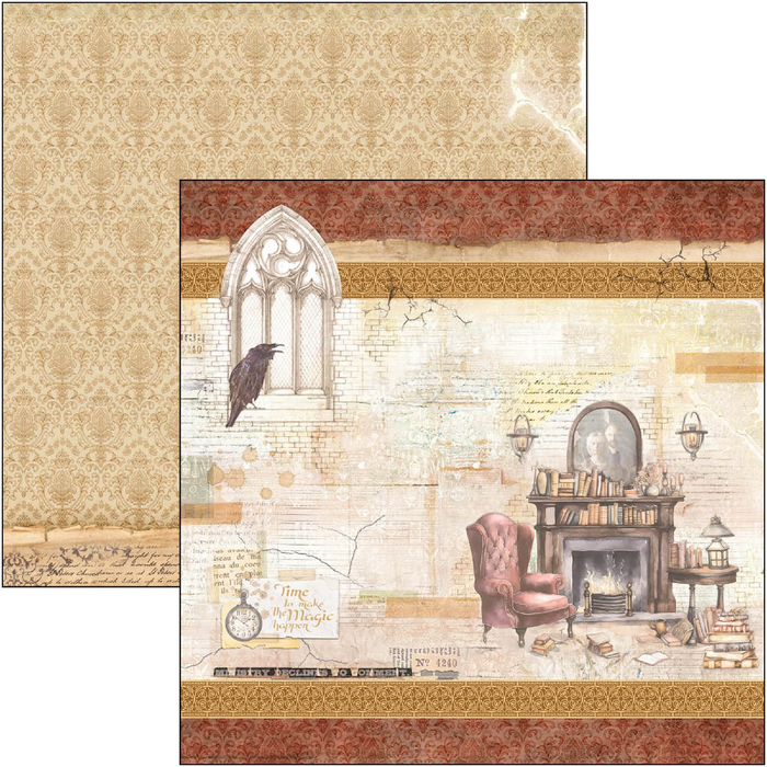 Ciao Bella Paper Wizard Academy 8" x 8" Scrapbooking Paper Set