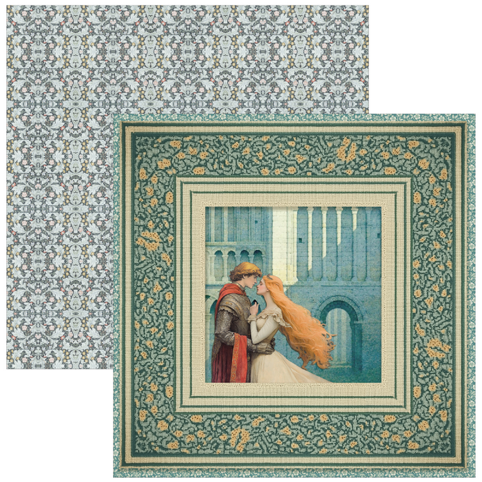 Ciao Bella Paper Courtly Love 12" x 12" Scrapbooking Paper Set