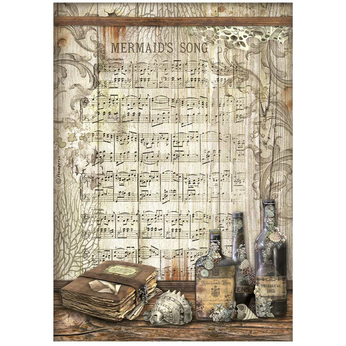 Stamperia Songs Of The Sea A4 Rice Paper Selection Pack