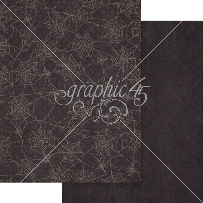 Graphic 45 Ghostly Greetings 8.5" x 11" Patterns & Solids Pack