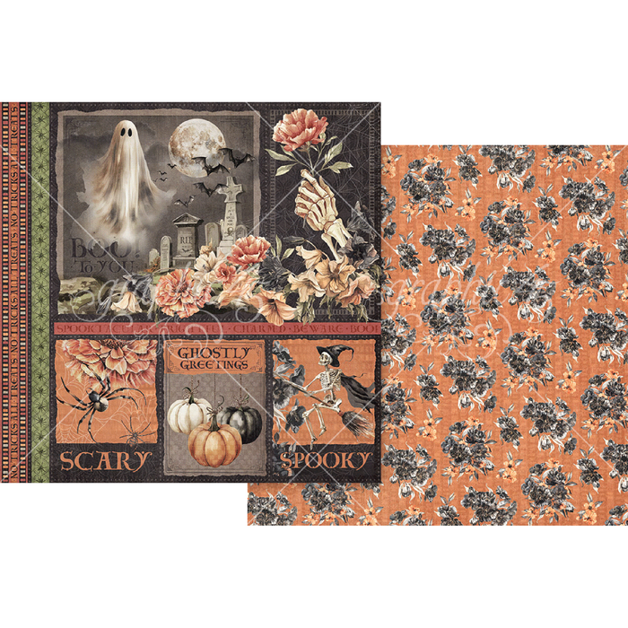 Graphic 45 Ghostly Greetings 12" x 12" Collection Pack