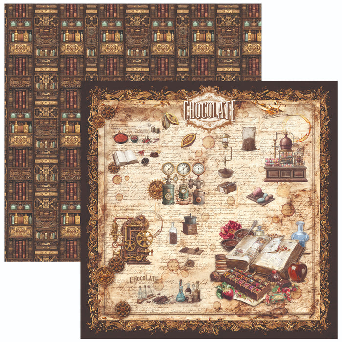 Ciao Bella Paper Chocolate Wanderlust 12" x 12" Scrapbooking Paper Set