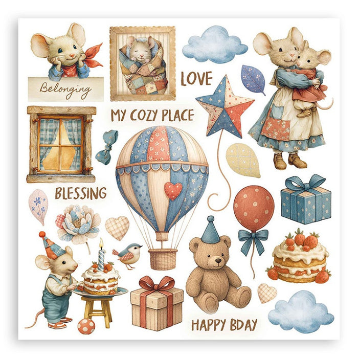 Stamperia Family Rub On Transfers - Assorted Pack