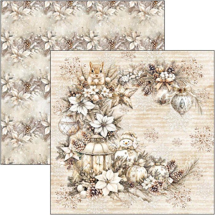 Ciao Bella Winter Paper Season 12" x 12" Patterns Scrapbooking Paper Set