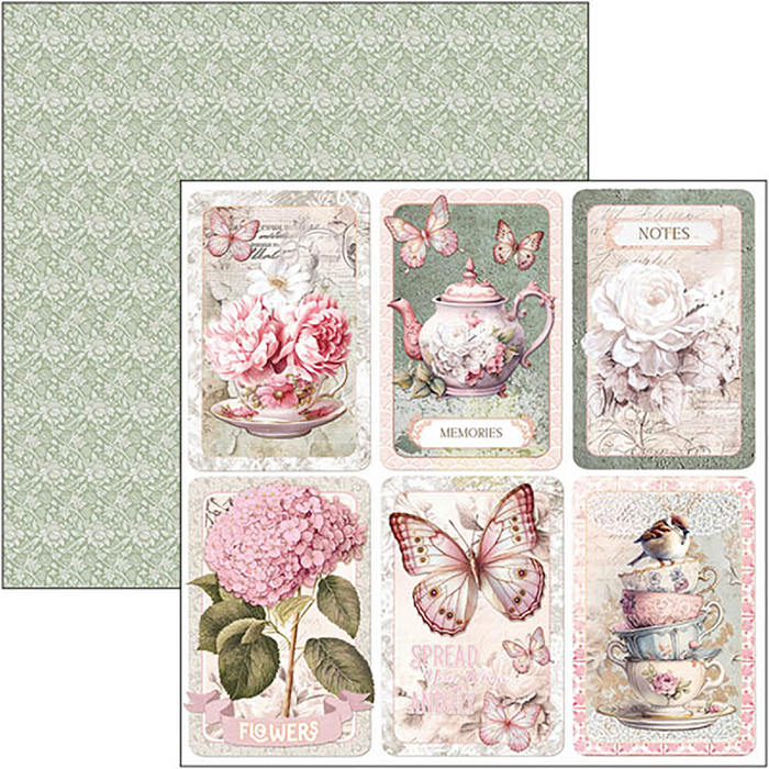 Ciao Bella Timeless Memories 8" x 8" Scrapbooking Paper Set