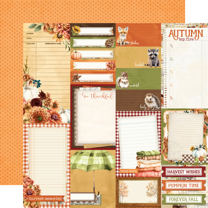 Simple Stories Vintage Autumn Breeze Journal Elements