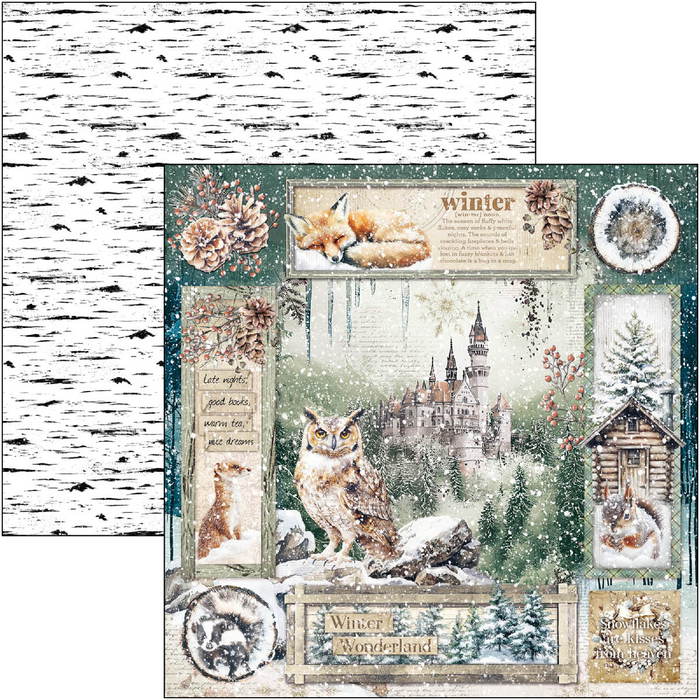 Ciao Bella Forest Tales 12" x 12" Scrapbooking Paper Set