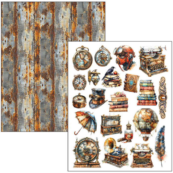 Ciao Bella Past Time A4 Maxi Mixed Media Book