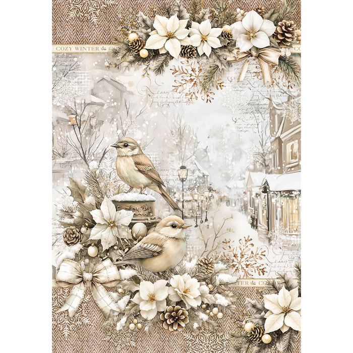 Ciao Bella Winter Season A5 Mixed Rice Paper 8pc