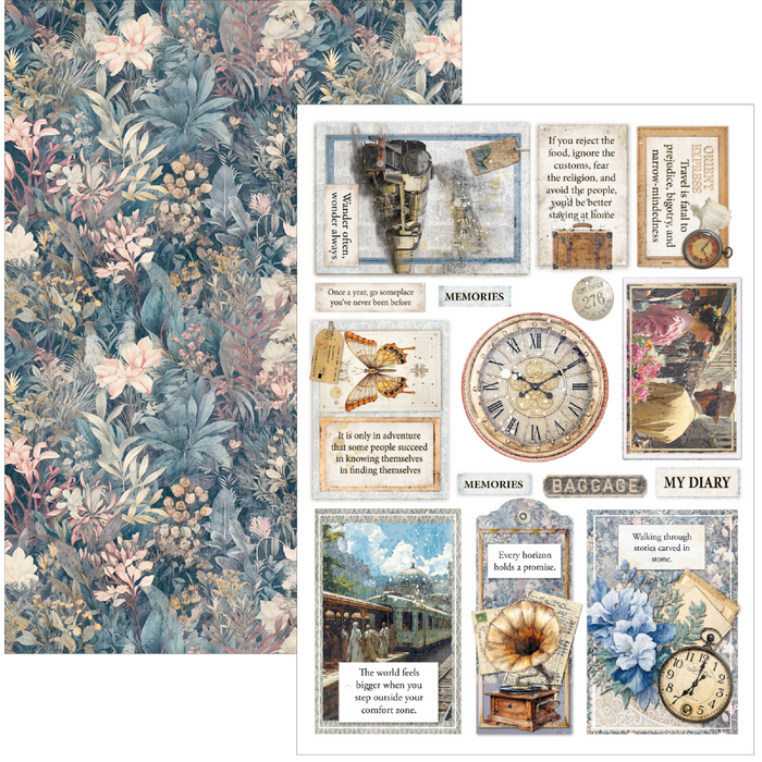 Ciao Bella Eastern Journey A4 Scrapbooking Paper Set