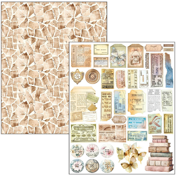 Ciao Bella Paper Lost in Time A4 Maxi Mixed Media Book