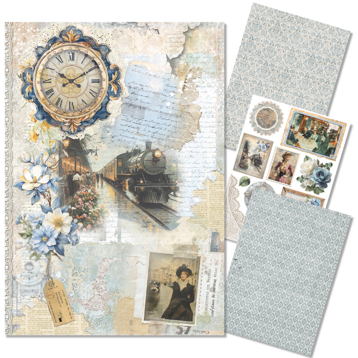 Ciao Bella Eastern Journey A4 Mixed Rice Paper 4pc