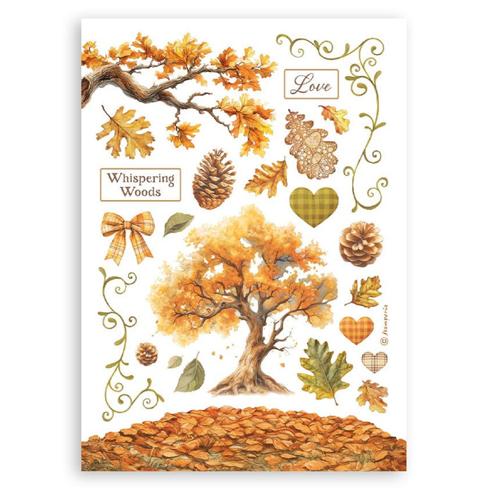 Stamperia Whispering Woods A5 Washi Pad