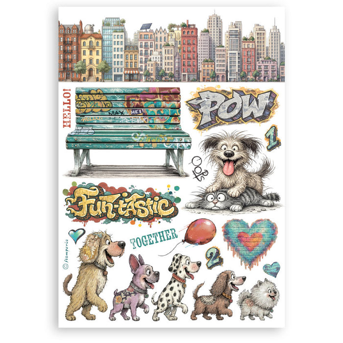 Stamperia Paper Furry Friends 2 A5 Washi Pad