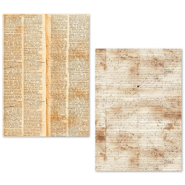 Ciao Bella Paper A5 Tissue Paper Set 24pc Vintage Manuscript