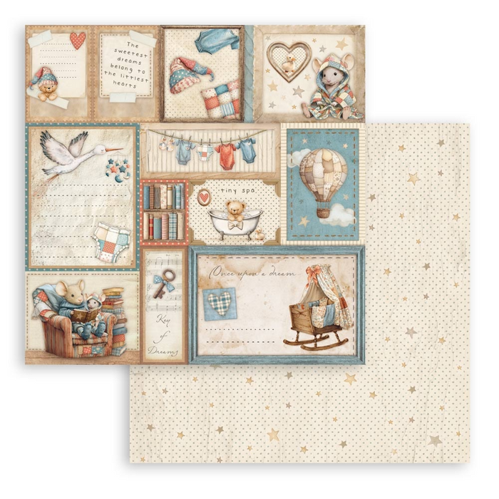 Stamperia Baby 12" x 12" Mini Paper Pad