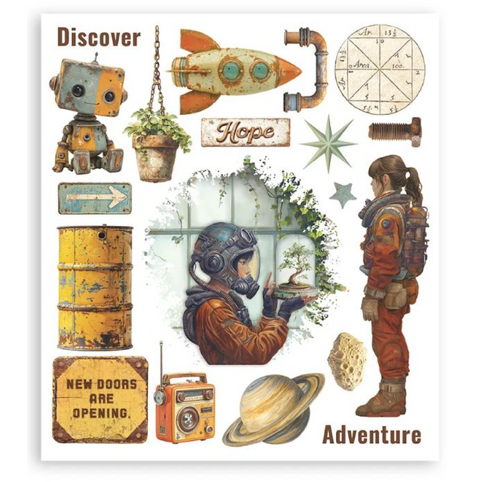 Stamperia A New Beginning Rub On Transfers - Assorted Pack