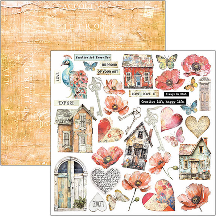 Ciao Bella Paper Majestic Dream 12" x 12" Patterns Scrapbooking Paper Set