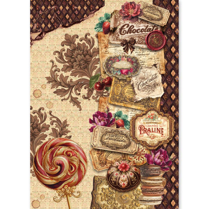 Ciao Bella Paper Chocolate Wanderlust A5 Mixed Rice Paper 8pc