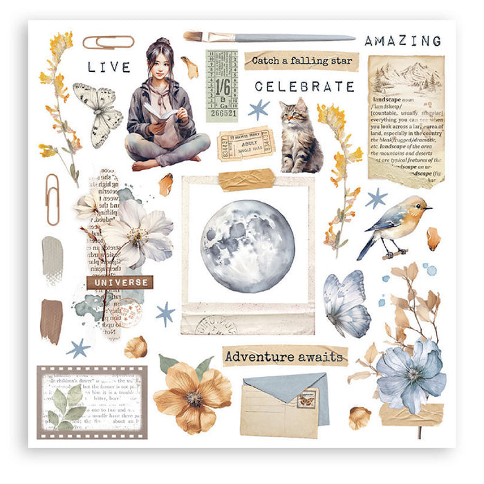 Stamperia Secret Diary Rub On Transfers - Assorted Pack