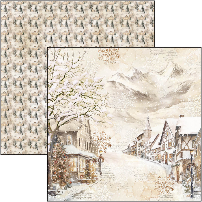 Ciao Bella Winter Season 8" x 8" Scrapbooking Paper Set