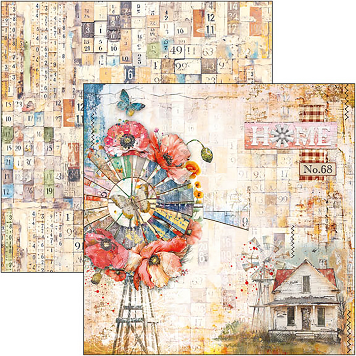 Ciao Bella Paper Majestic Dream 8" x 8" Scrapbooking Paper Set