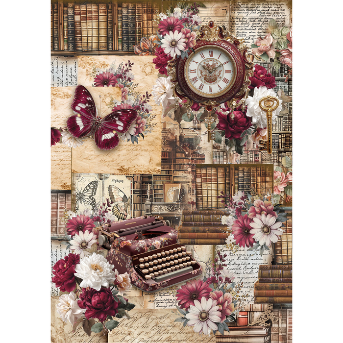 Ciao Bella Book Lovers A5 Mixed Rice Paper 8pc