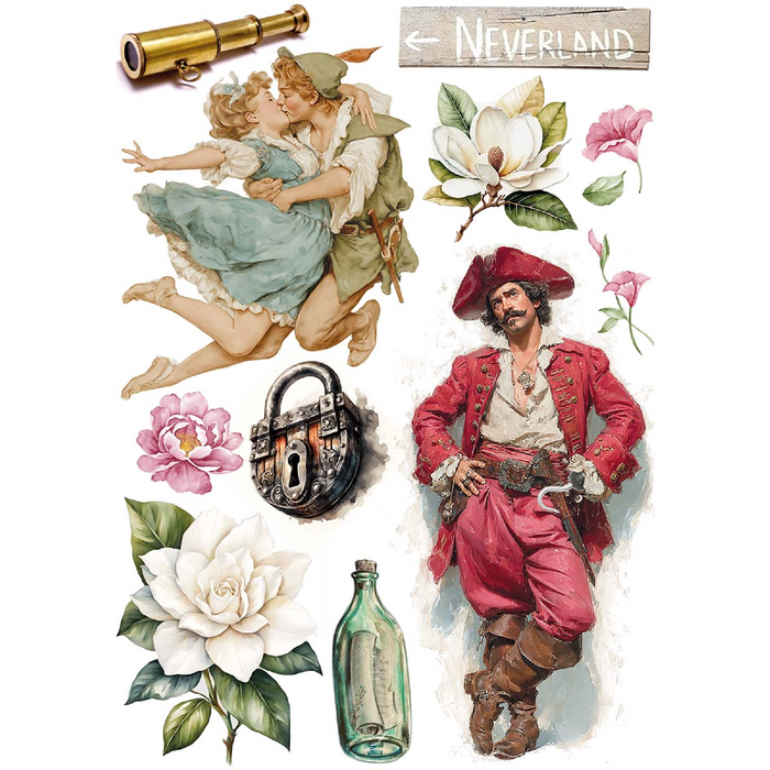 Ciao Bella Neverland A5 Mixed Rice Paper 8pc