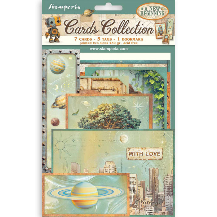 Stamperia A New Beginning Cards & Tags Collection