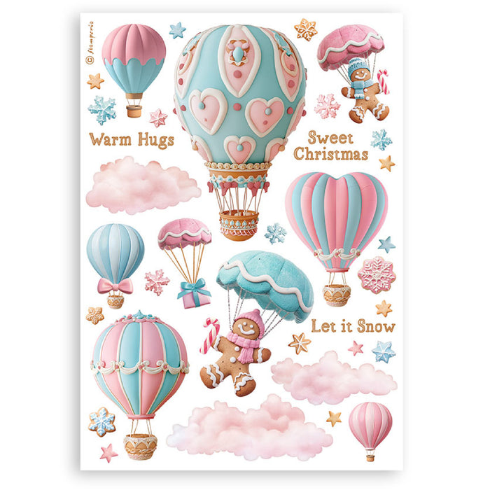 Stamperia Candy Christmas A5 Washi Pad