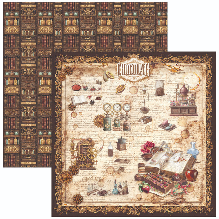 Ciao Bella Paper Chocolate Wanderlust 8" x 8" Scrapbooking Paper Set