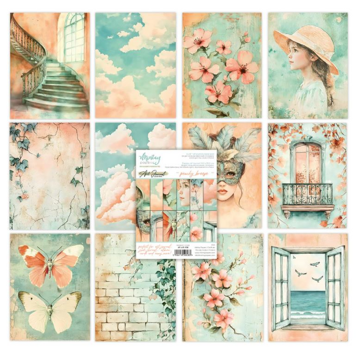 Mintay Paper Peachy Breeze 6" x"8 Art Journal Paper Pad