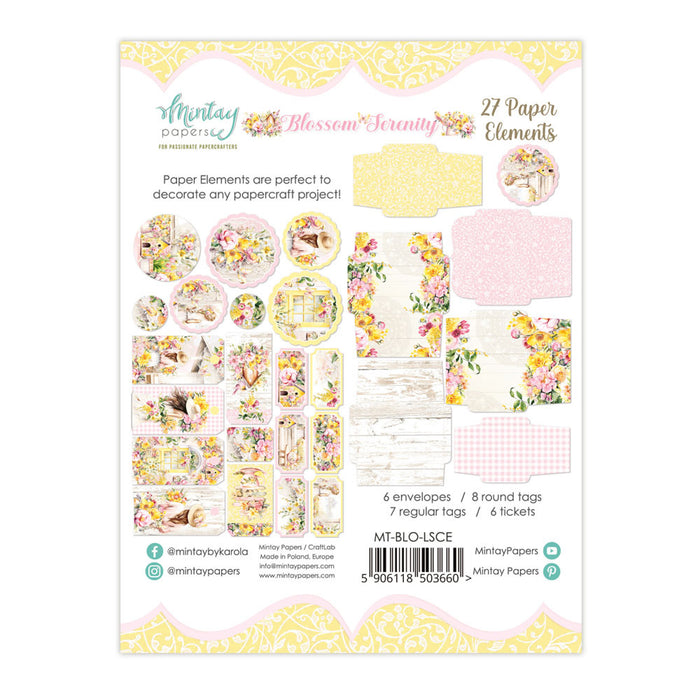 Mintay Blossom Serenity Tags