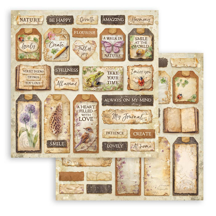 Stamperia All Around 8" x 8" Scrapbooking Paper Pad