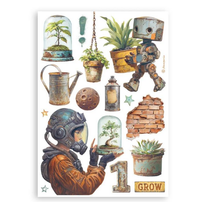 Stamperia A New Beginning A5 Washi Pad