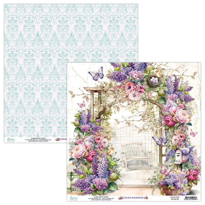Mintay Lilac Garden 6" x"6 Paper Pad
