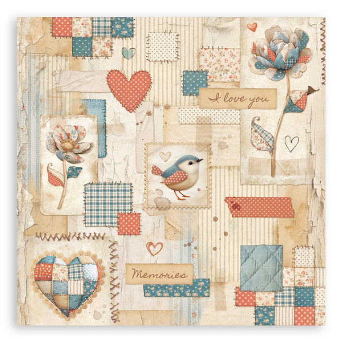 Stamperia Family 8" x 8" Maxi Single Faced Scrapbooking Paper Pad