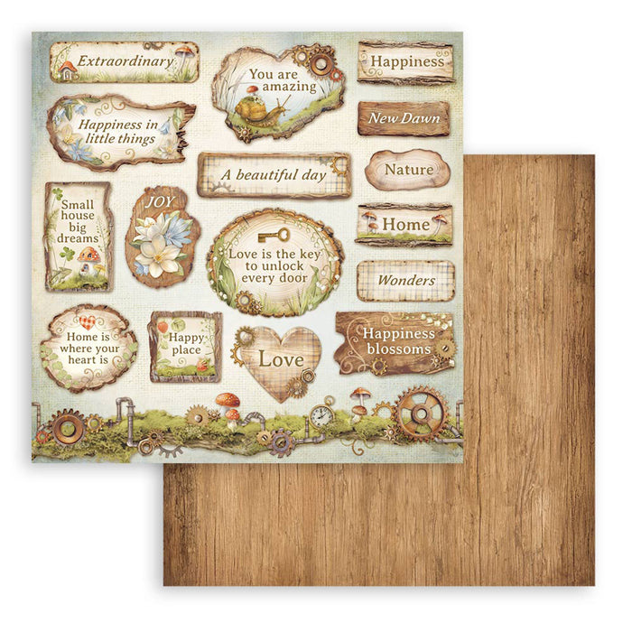 Stamperia Hidden Grove  12" x 12" Scrapbooking Paper Pad