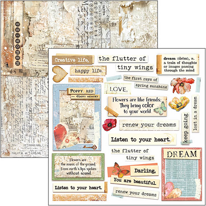 Ciao Bella Paper Majestic Dream 6" x 6" Fussy Cut Pad