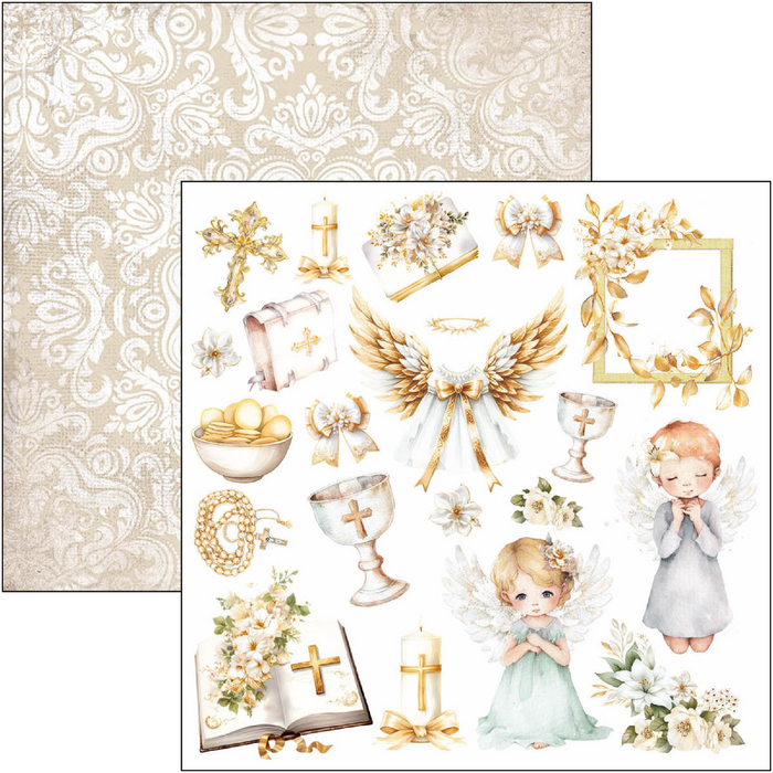 Ciao Bella Blessing Day 6" x 6" Fussy Cut Pad