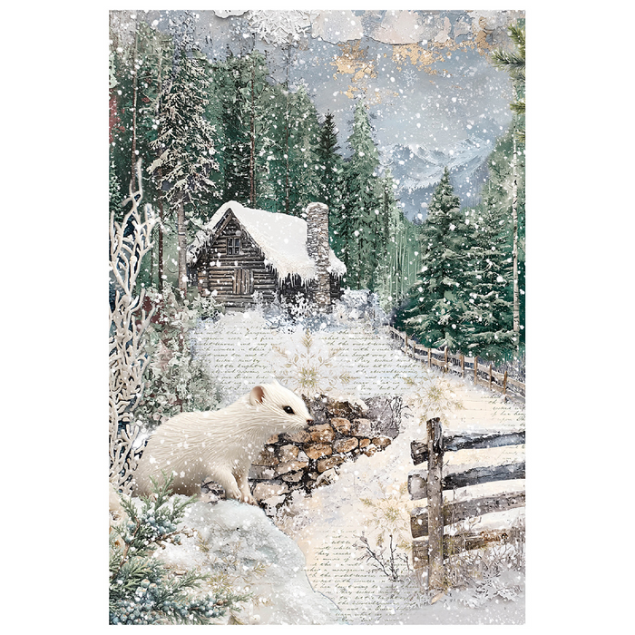 Ciao Bella Forest Tales A4 Mixed Rice Paper 4pc