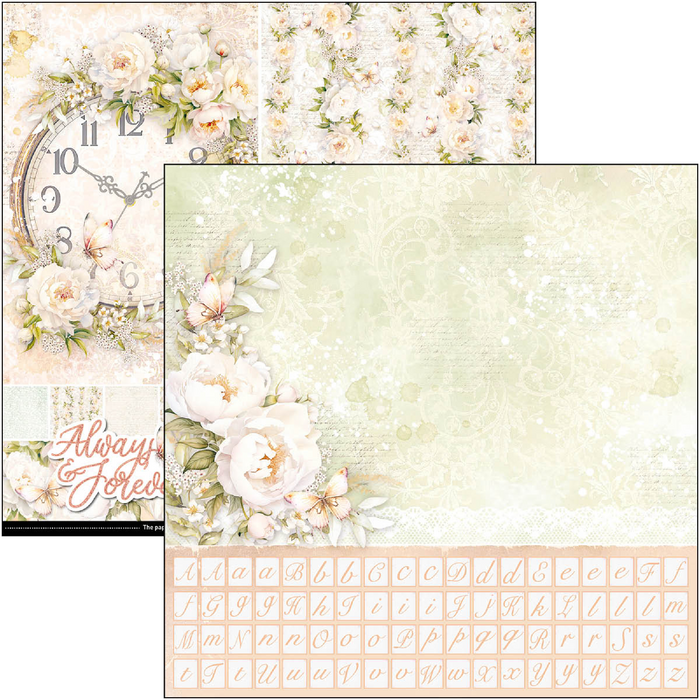 Ciao Bella Into Always & Forever 12" x 12" Patterns Scrapbooking Paper Set
