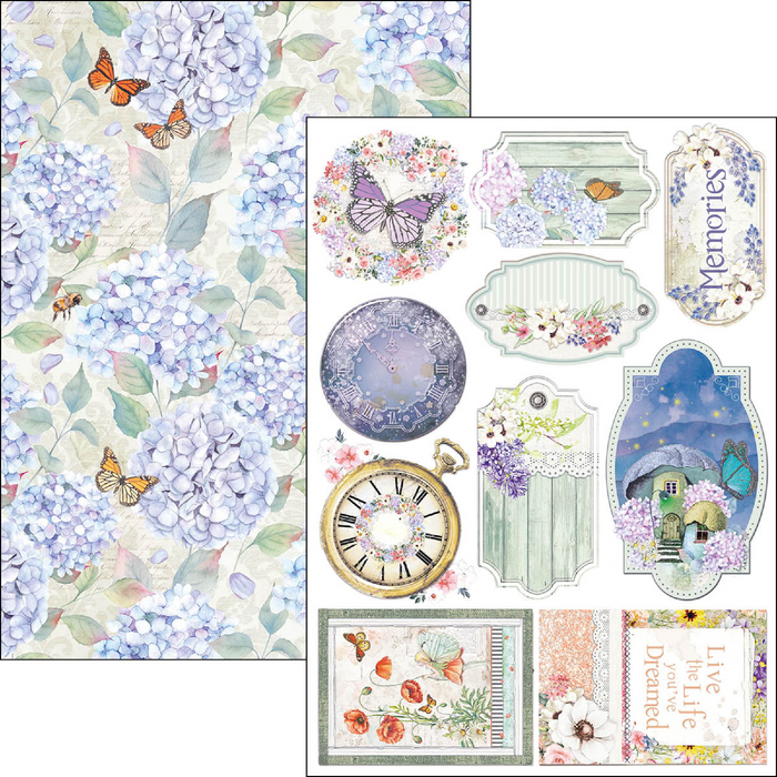 Ciao Bella Enchanted Land A4 Scrapbooking Paper Set