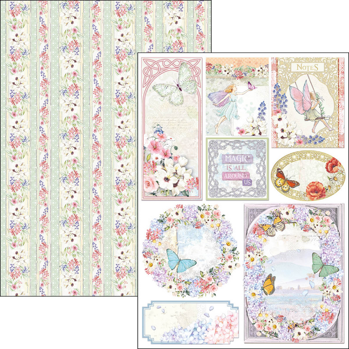 Ciao Bella Enchanted Land A4 Scrapbooking Paper Set