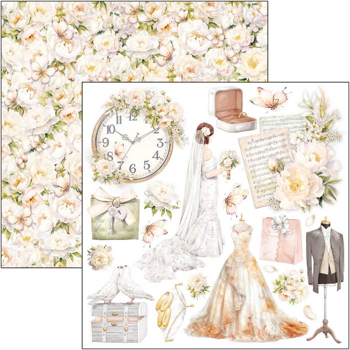 Ciao Bella Always & Forever 6" x 6" Fussy Cut Pad