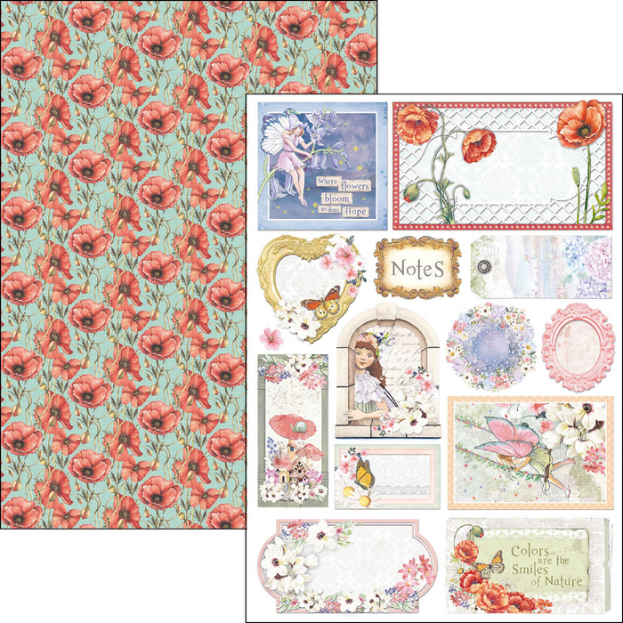 Ciao Bella Enchanted Land A4 Scrapbooking Paper Set