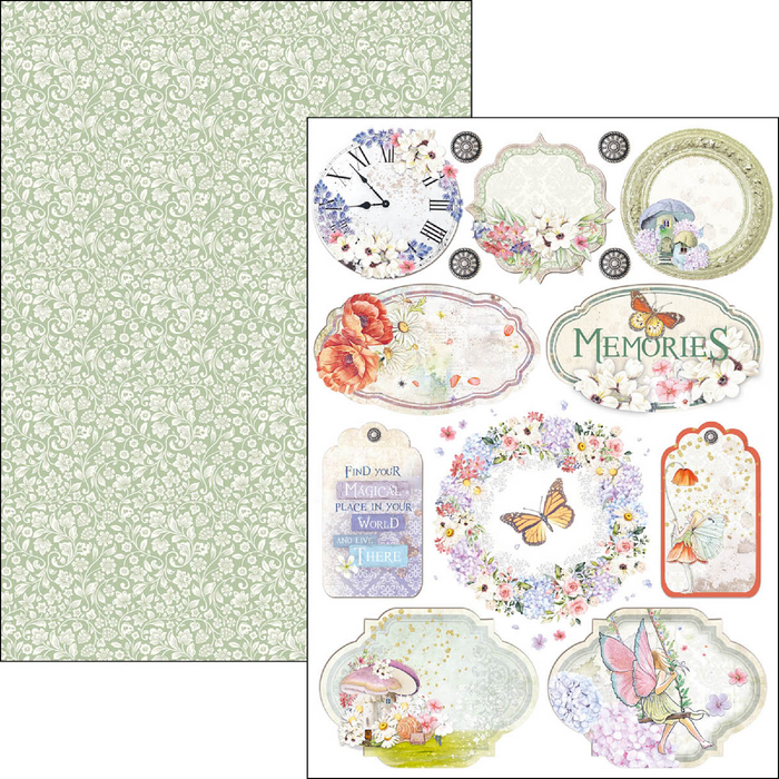 Ciao Bella Enchanted Land A4 Scrapbooking Paper Set