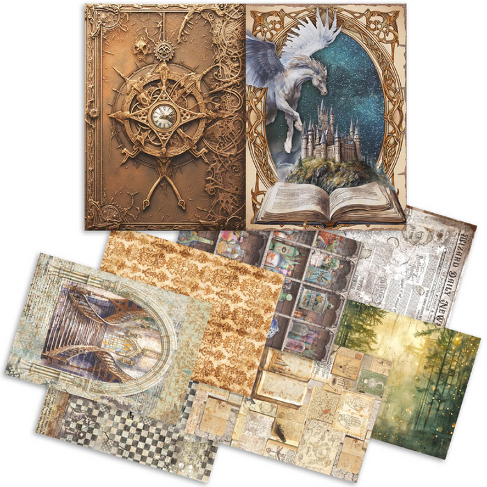 Ciao Bella Wizard Academy A5 Mixed Rice Paper 8pc